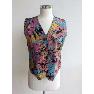 Gilet fantasia fiori