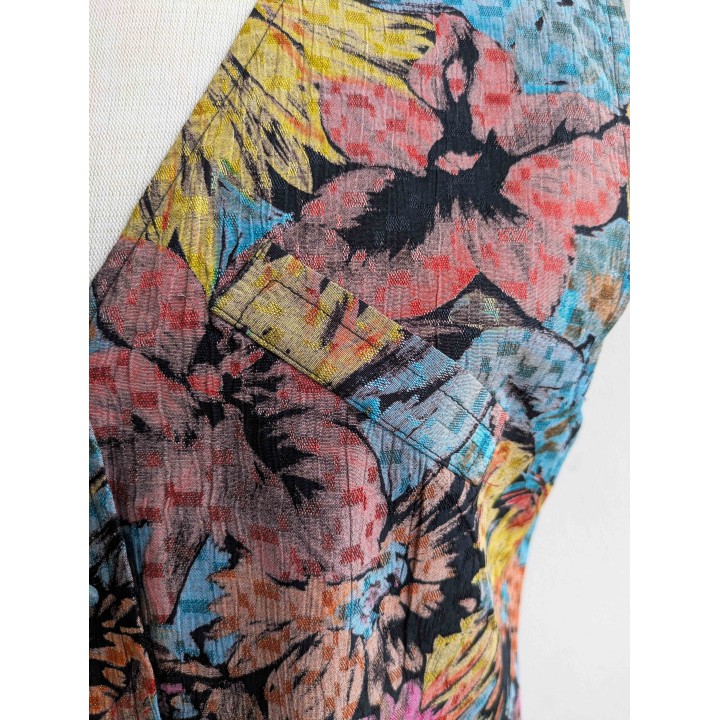 Gilet fantasia fiori