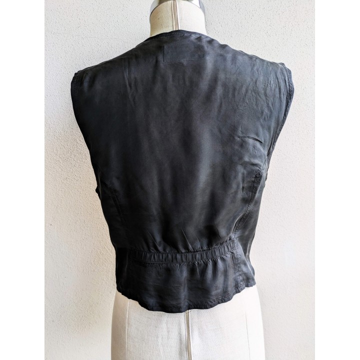Gilet fantasia fiori