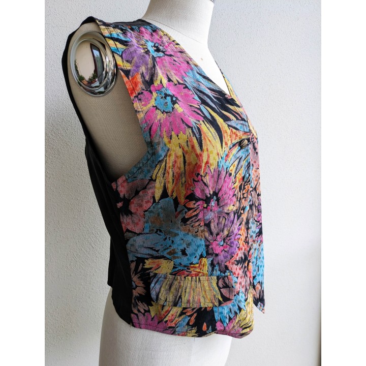 Gilet fantasia fiori