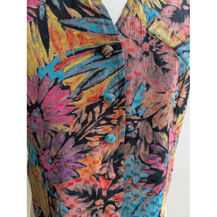 Gilet fantasia fiori