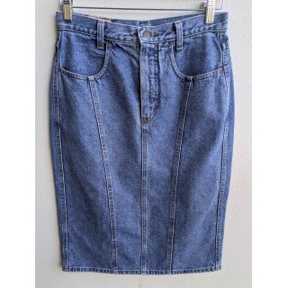 Longuette in jeans Benetton tg 44