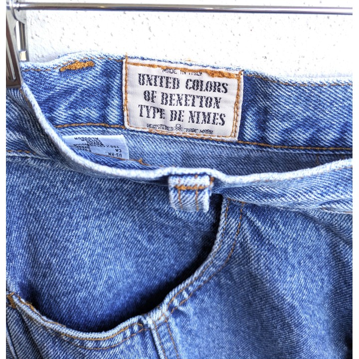 Longuette in jeans Benetton tg 44