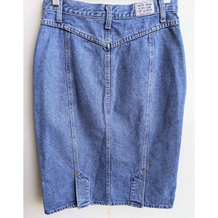 Longuette in jeans Benetton tg 44