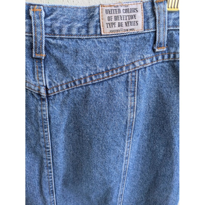 Longuette in jeans Benetton tg 44