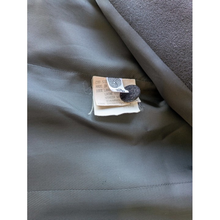 Giacca in lana con inserti in velluto