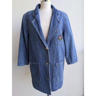 Giacca in jeans imbottita