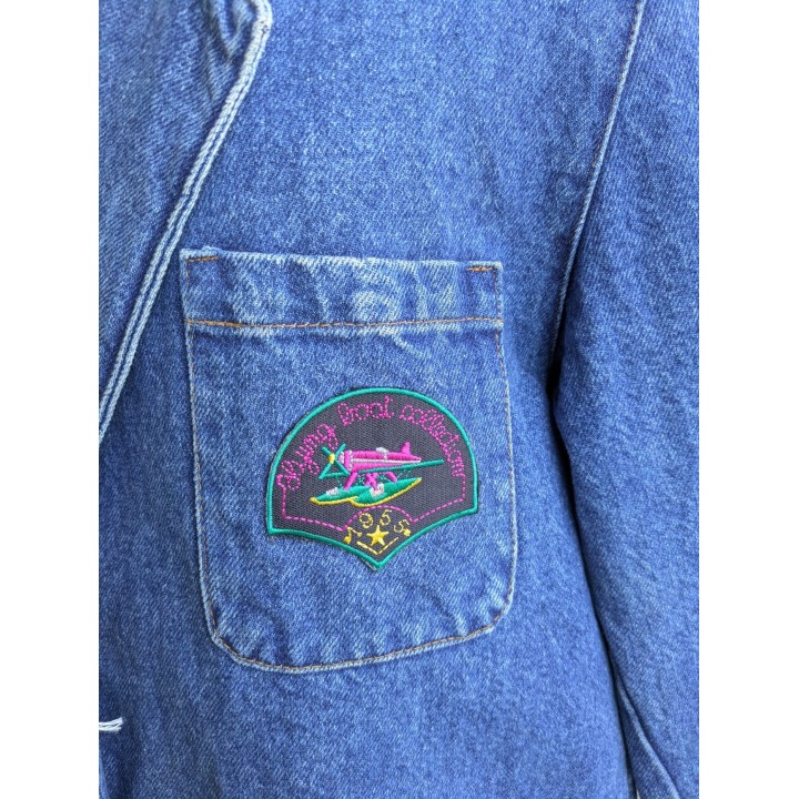 Giacca in jeans imbottita