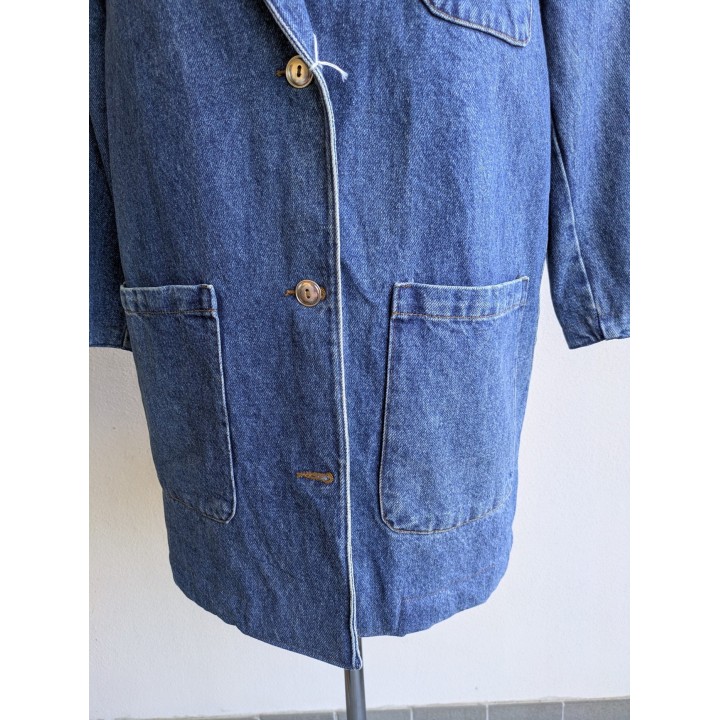 Giacca in jeans imbottita