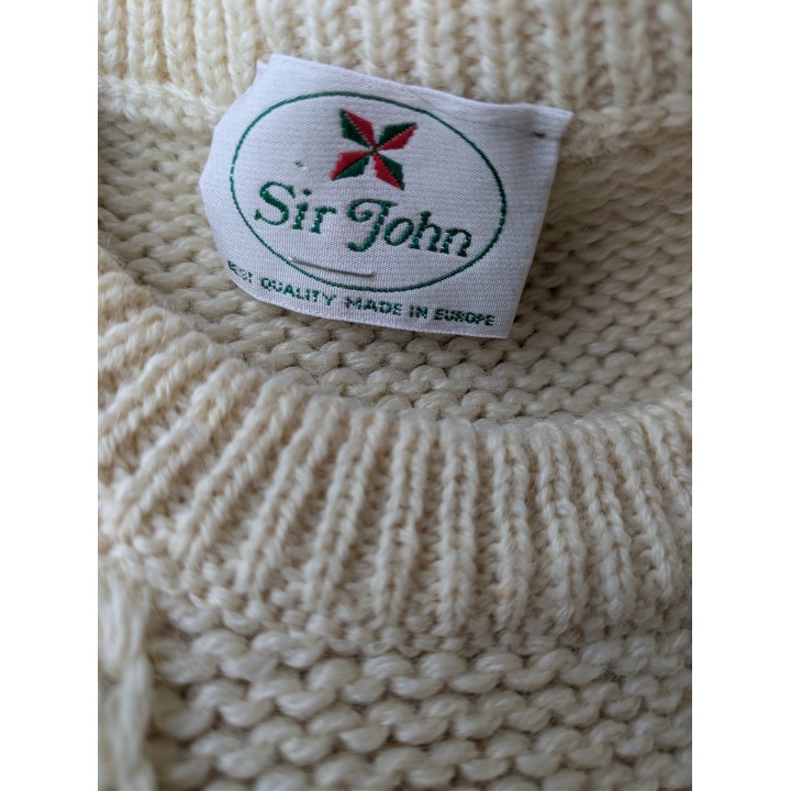 Maglione color panna