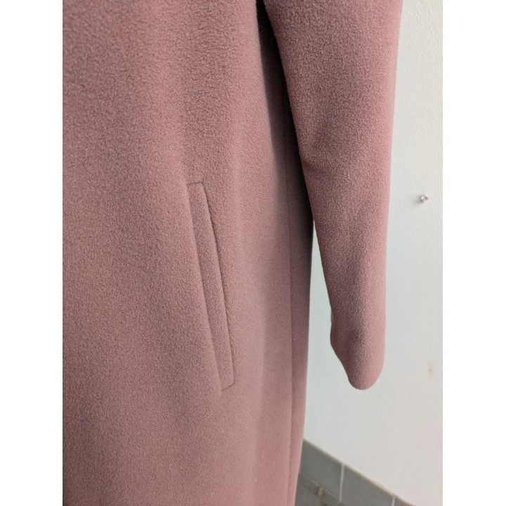 cappotto lana rosa vintage