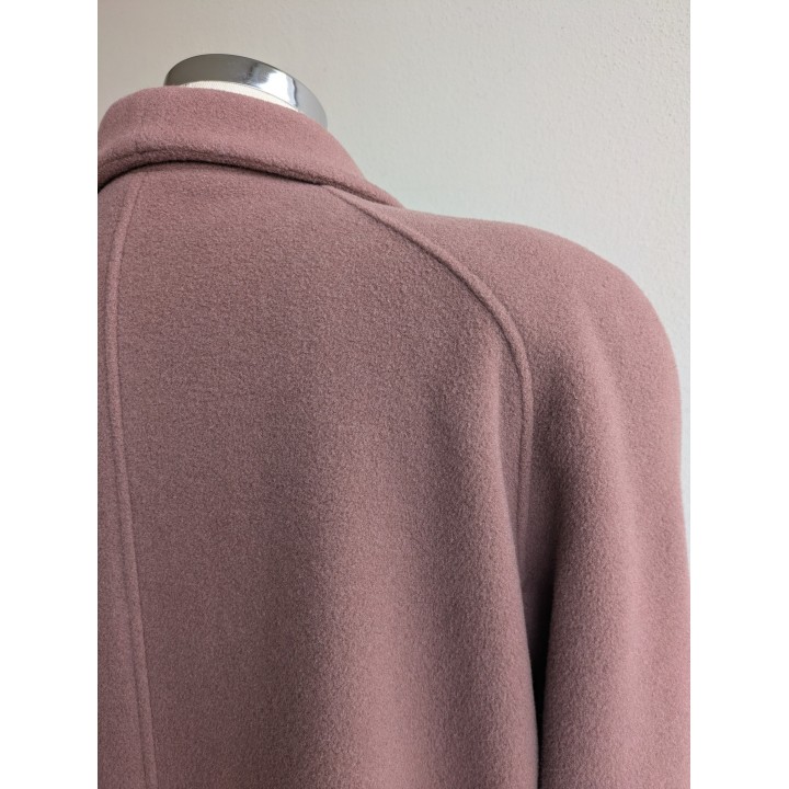 cappotto lana rosa vintage