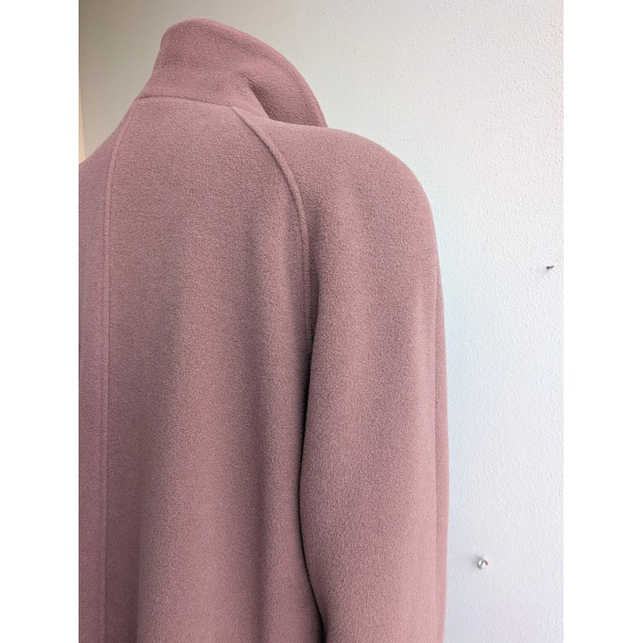 cappotto lana rosa vintage