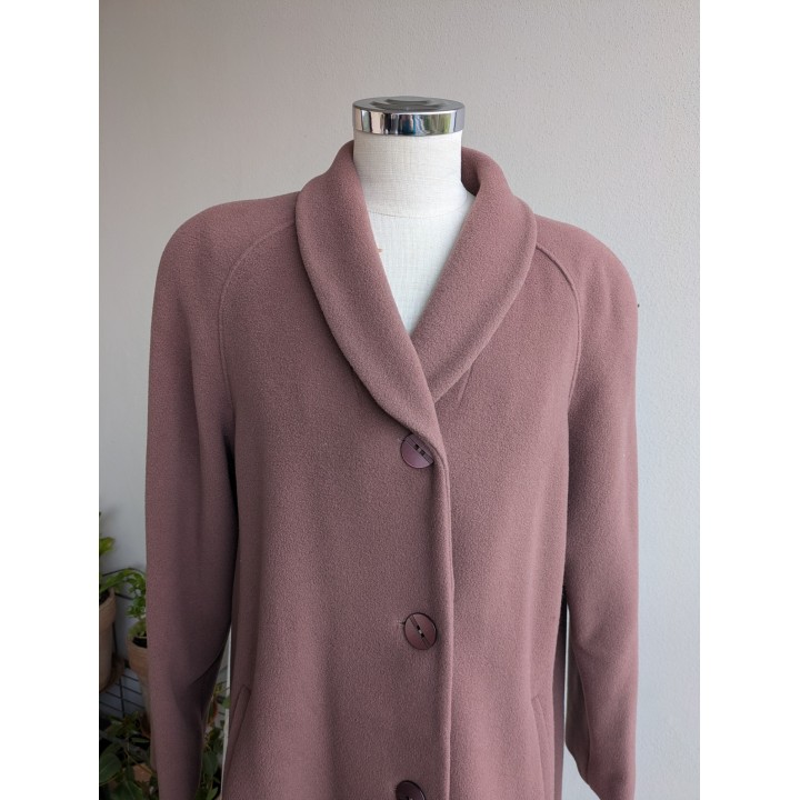cappotto lana rosa vintage