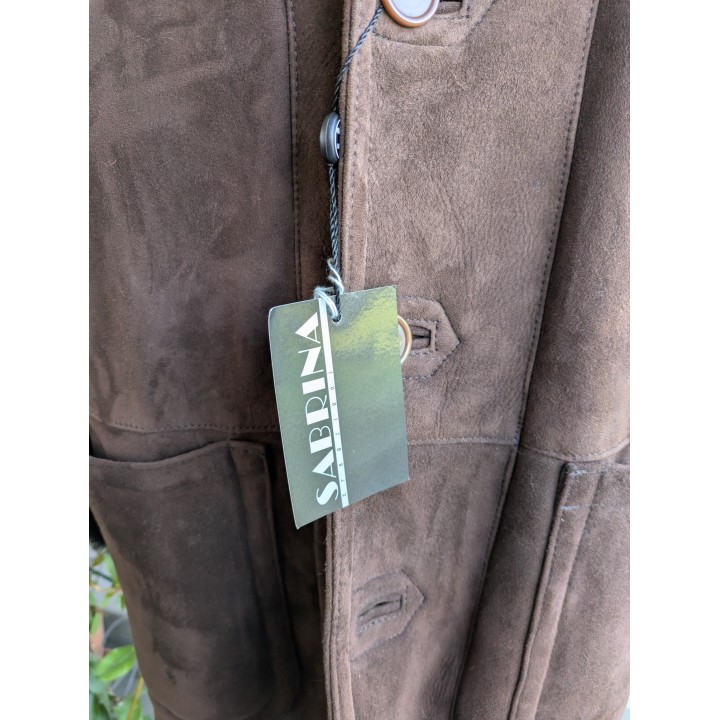 montone shearling vintage nuovo