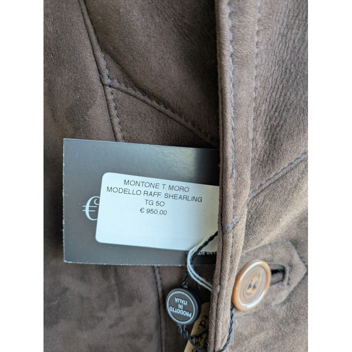 montone shearling vintage nuovo