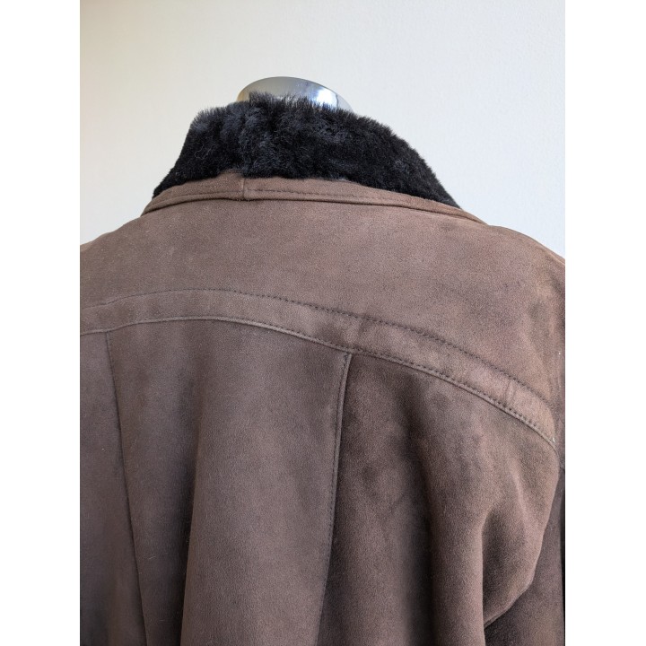 montone shearling vintage nuovo